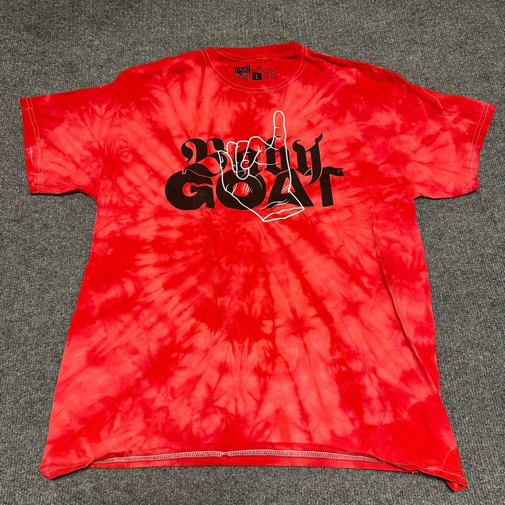 Court Culture Miami Heat Baby Goat Red Tie Dye T-Shirt Mens L NBA Basketball